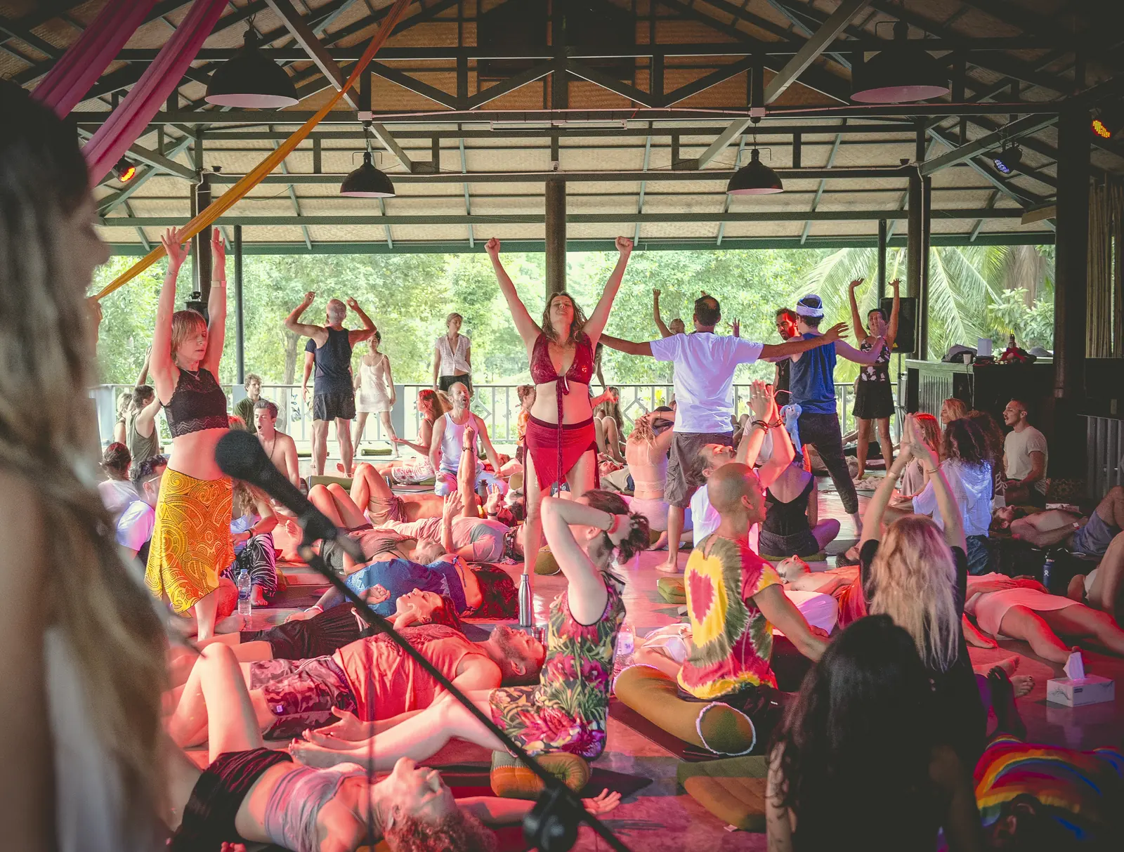 Dancers at RISE, Pyramid Yoga, Koh Phangan